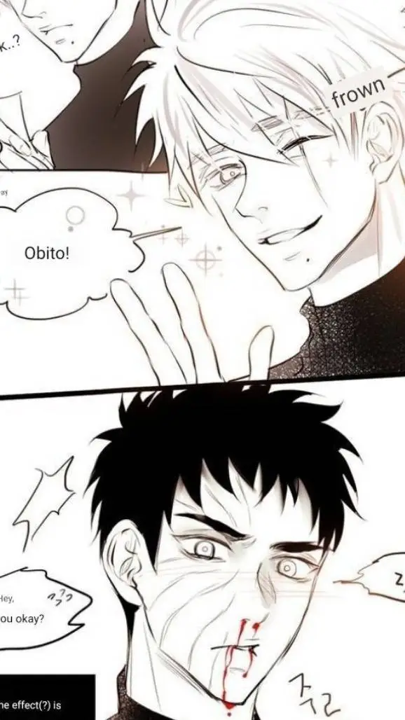 ai character: OBITO X KAKASHI background