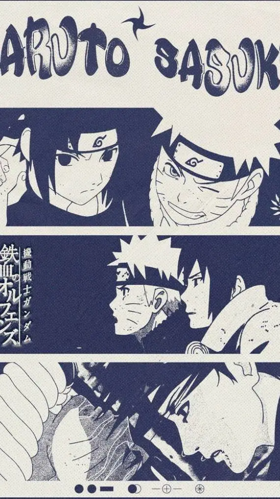 ai character: sasuke x naruto background