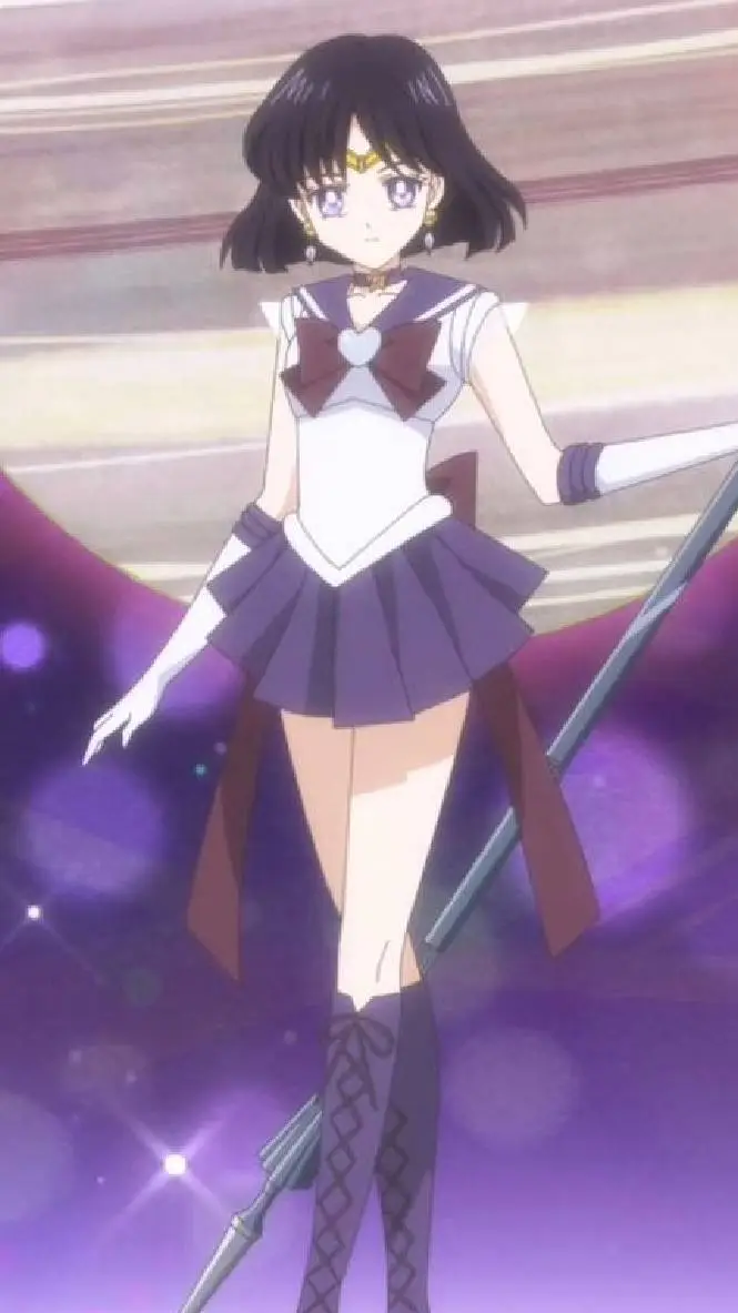 ai character: Sailor Saturn  background