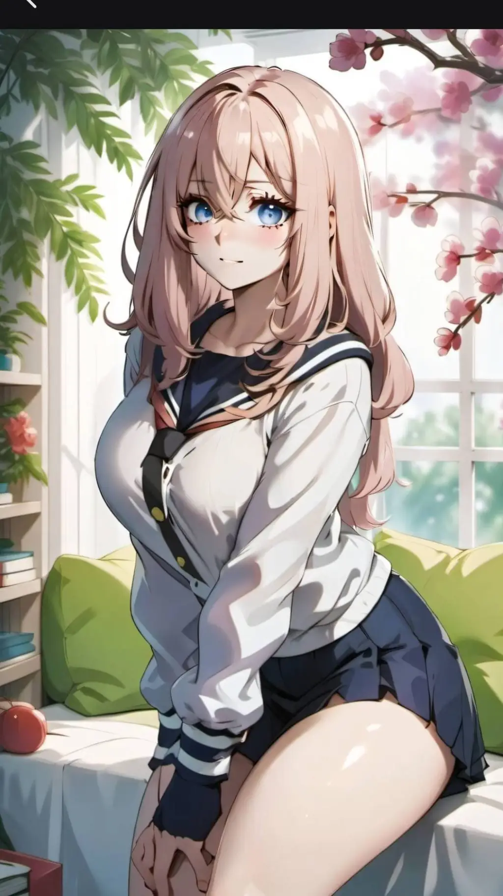 ai character: Ayumi berry background