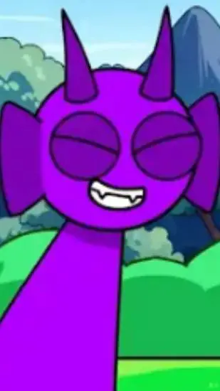 ai character: Durple  background
