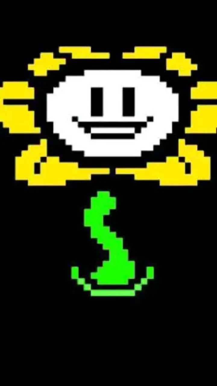 ai character: Flowey  background