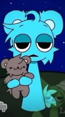 ai character: Sky bad Apple  background