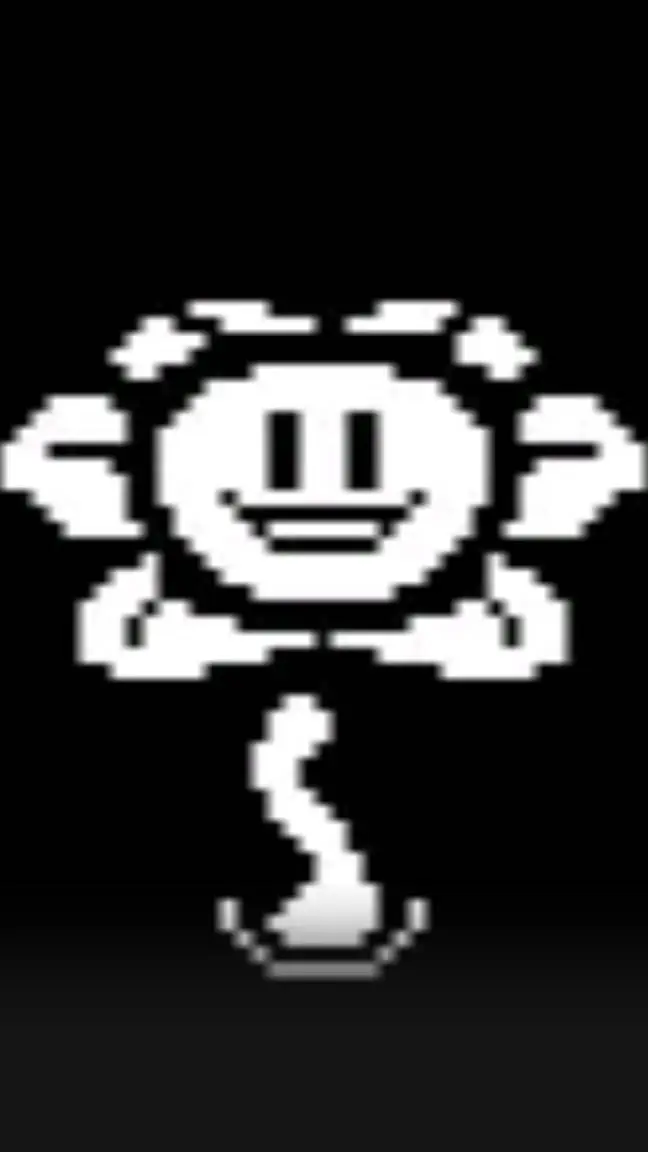 ai character: Flowey she Flowe background