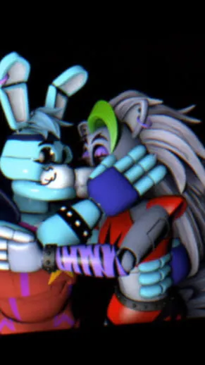 ai character: Roxy x Bonnie  background