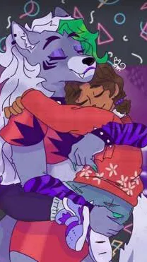 ai character: Roxy x Cassidy  background