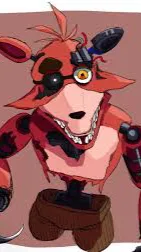 ai character: Withirered foxy  background