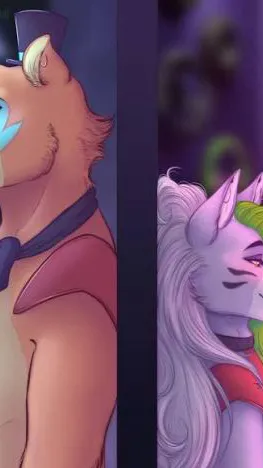 ai character: G Freddyx Roxy  background