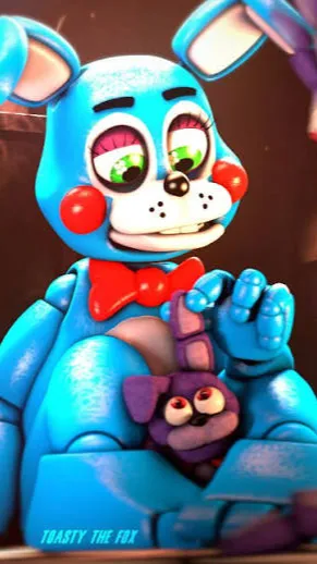 ai character: Toy Bonnie  background