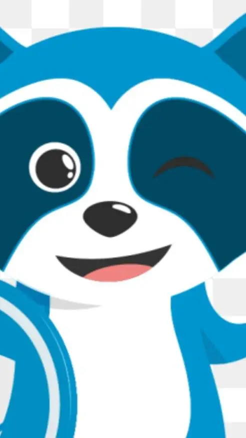 ai character: Bluey  background