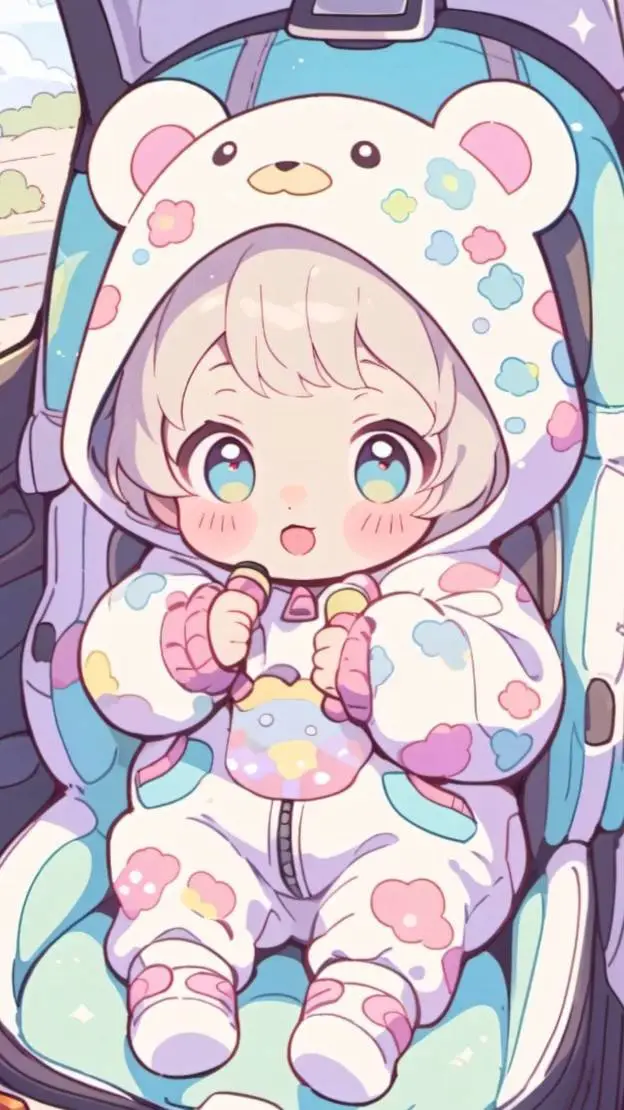 ai character: Baby Mary  background
