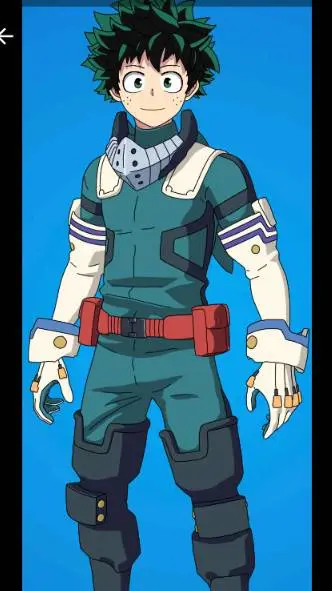 ai character: Deku  background