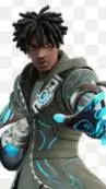 ai character: Trace  background