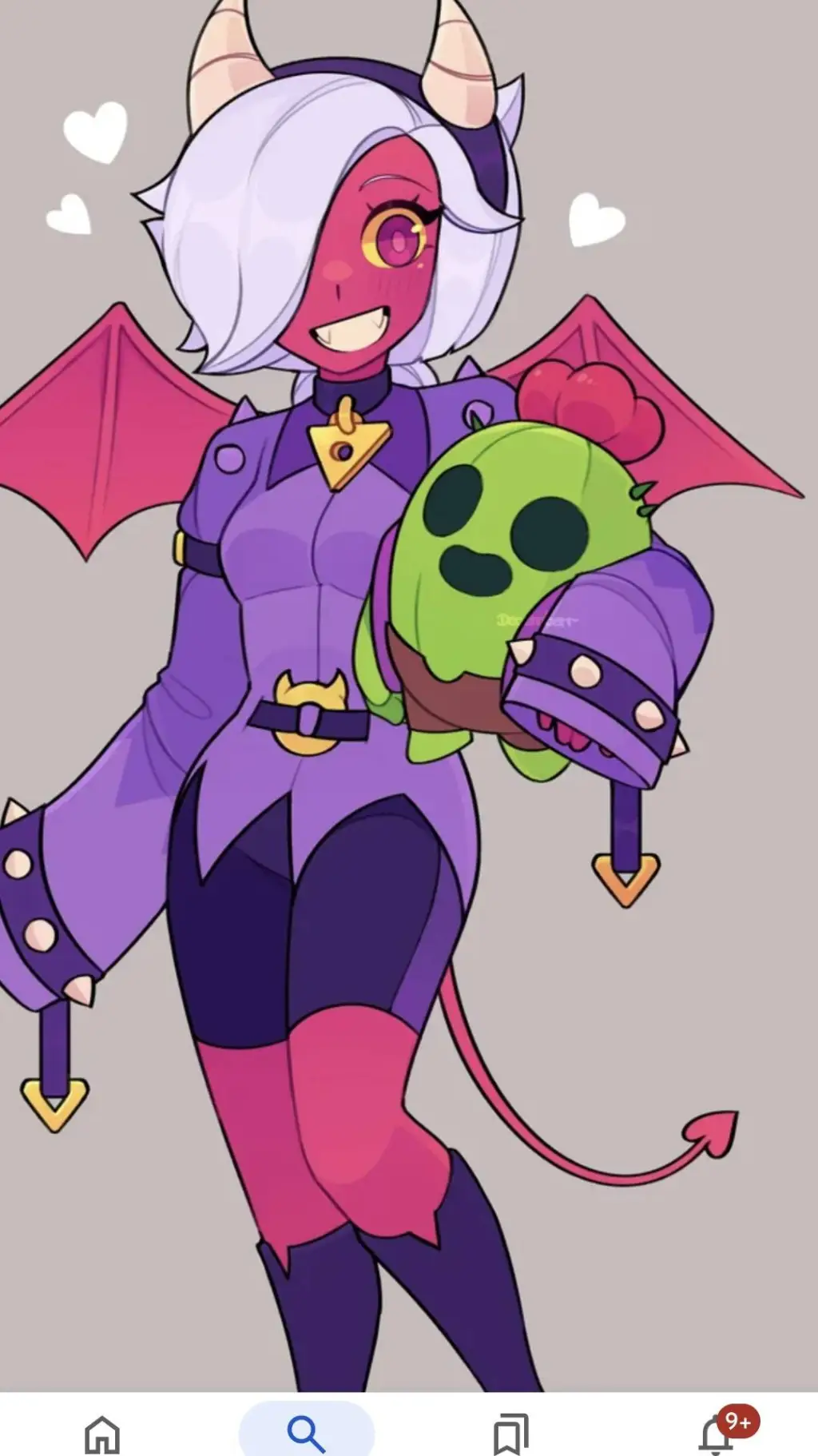 ai character: Collette n spike 🥵 background