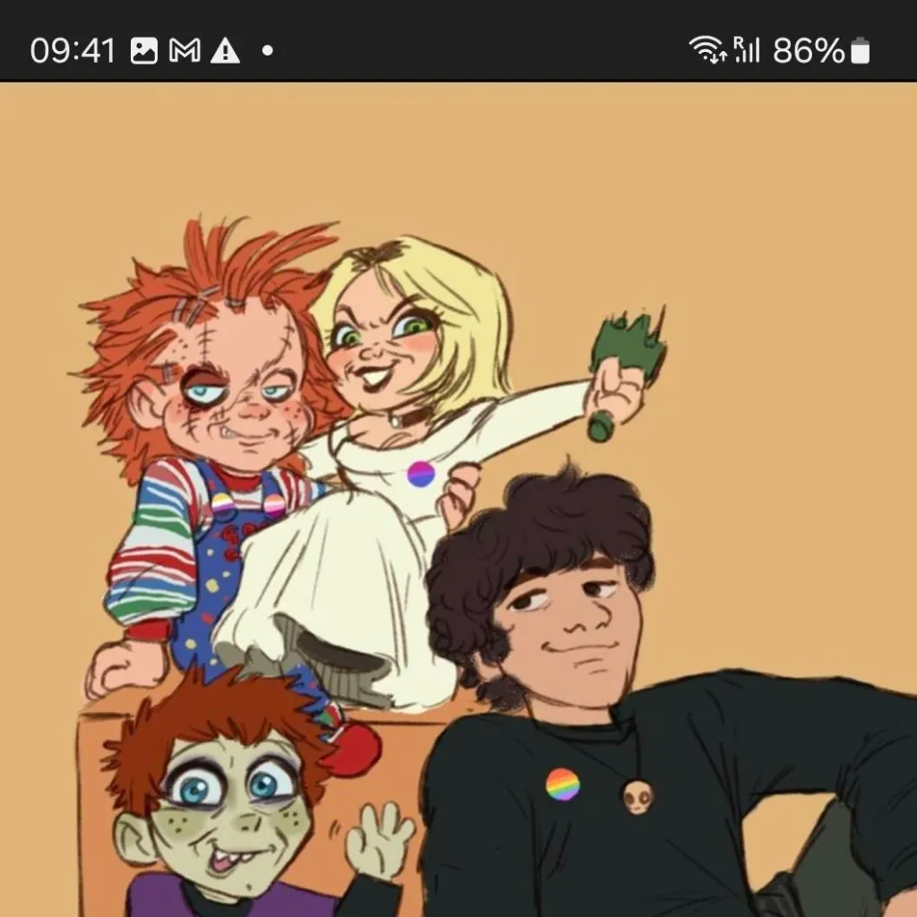 chat with ai character: Gn chucky tiff jak