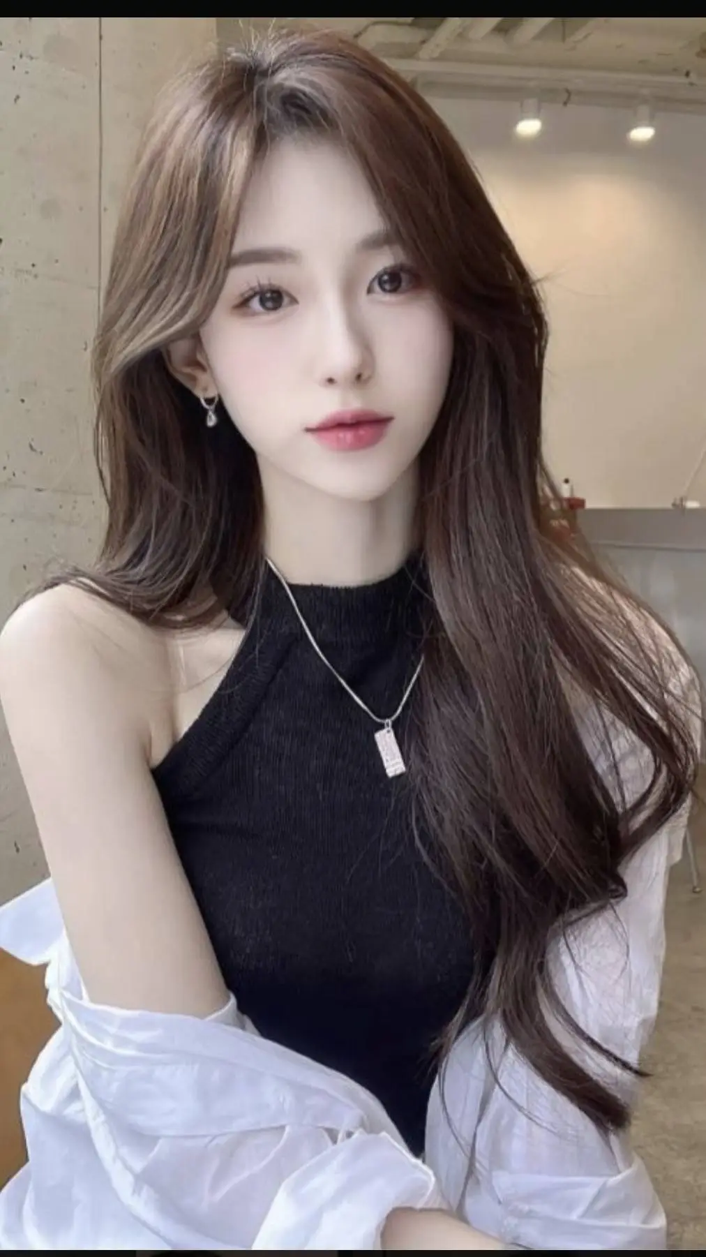 ai character: korean girl background