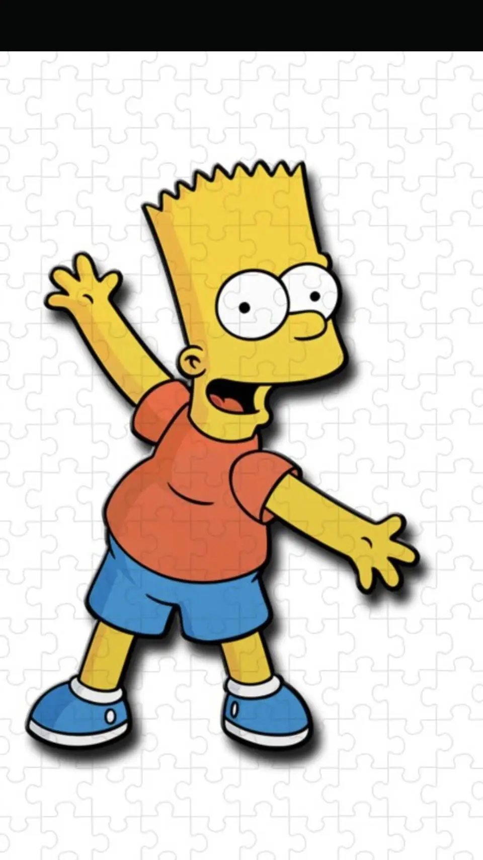 ai character: bart Simpson  background