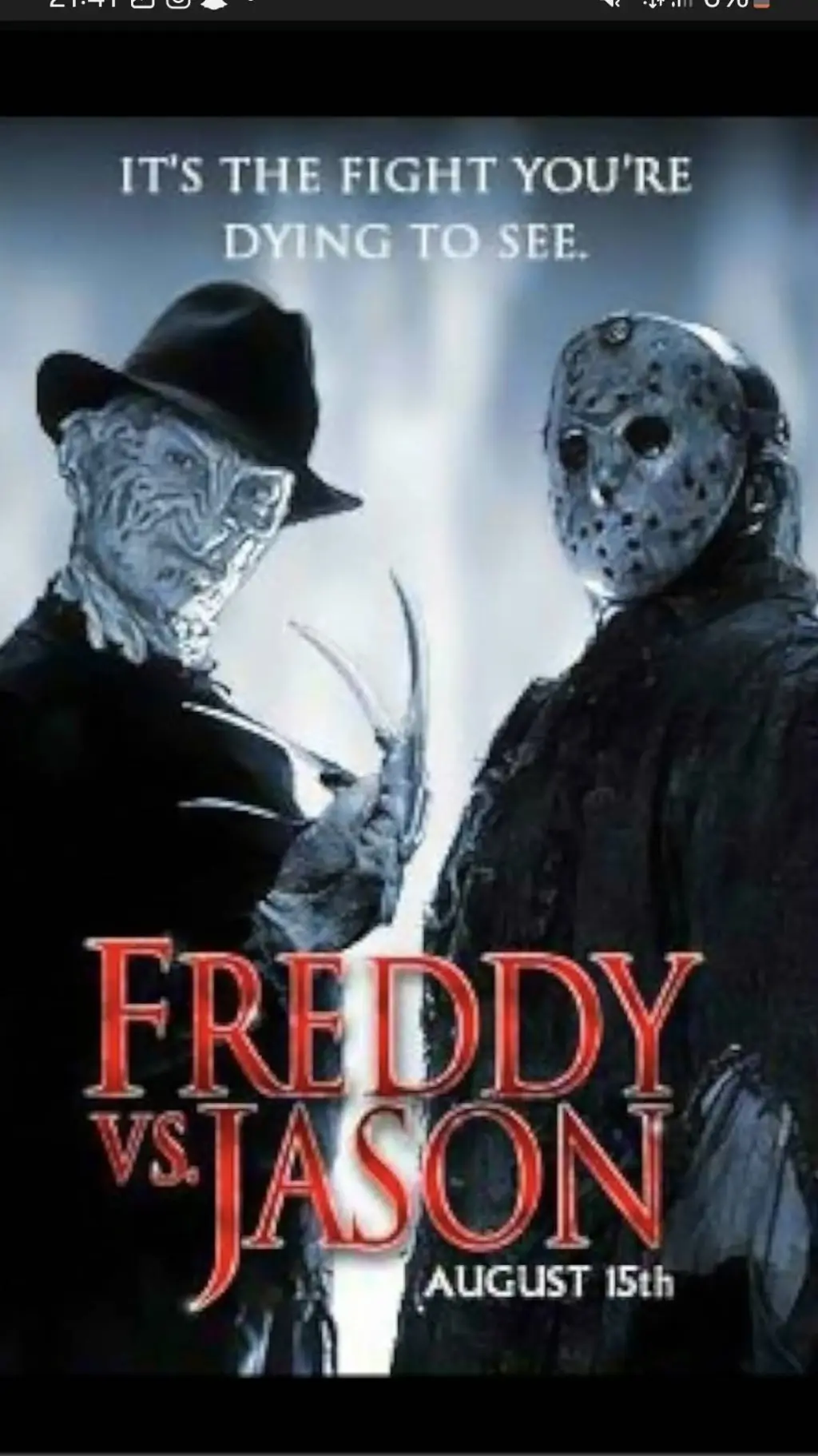 ai character: freddy k  vs jason background