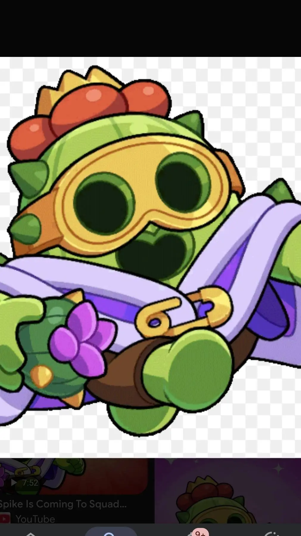 ai character: spike background
