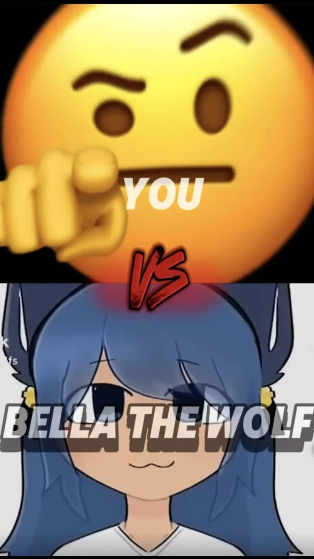 ai character: you vs bella poop background