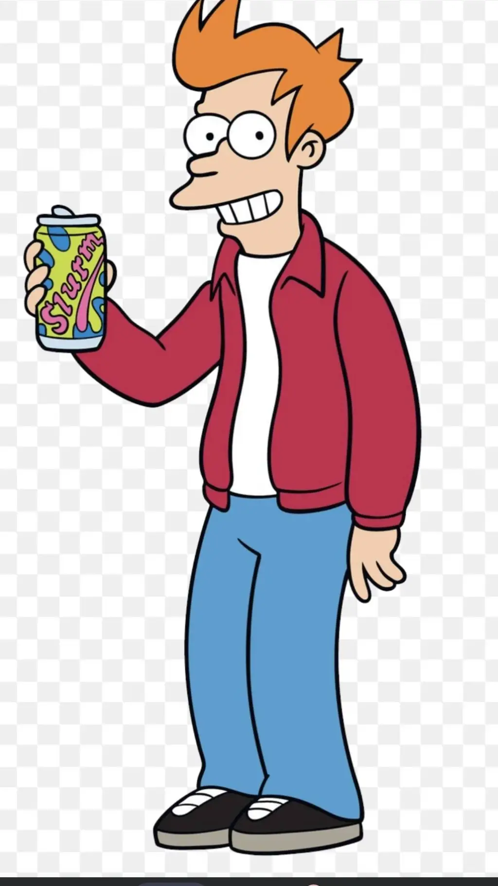 ai character: fry background