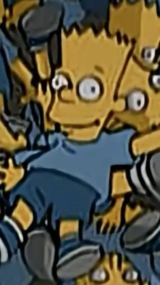 ai character: plushie bart Simps background