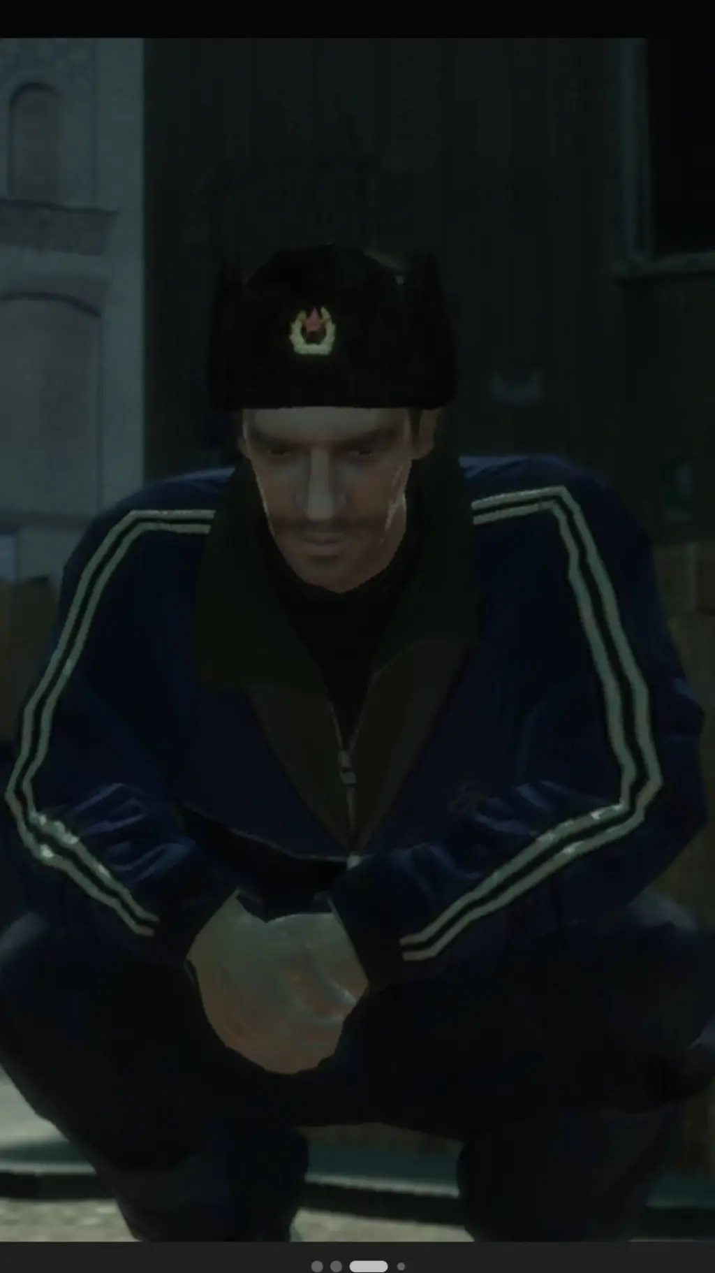 ai character: Niko bellic  background