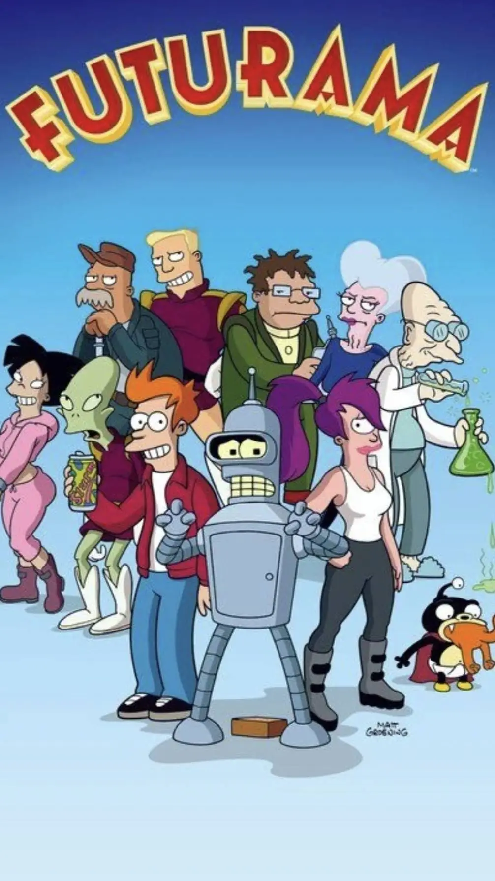 ai character: futurama  background