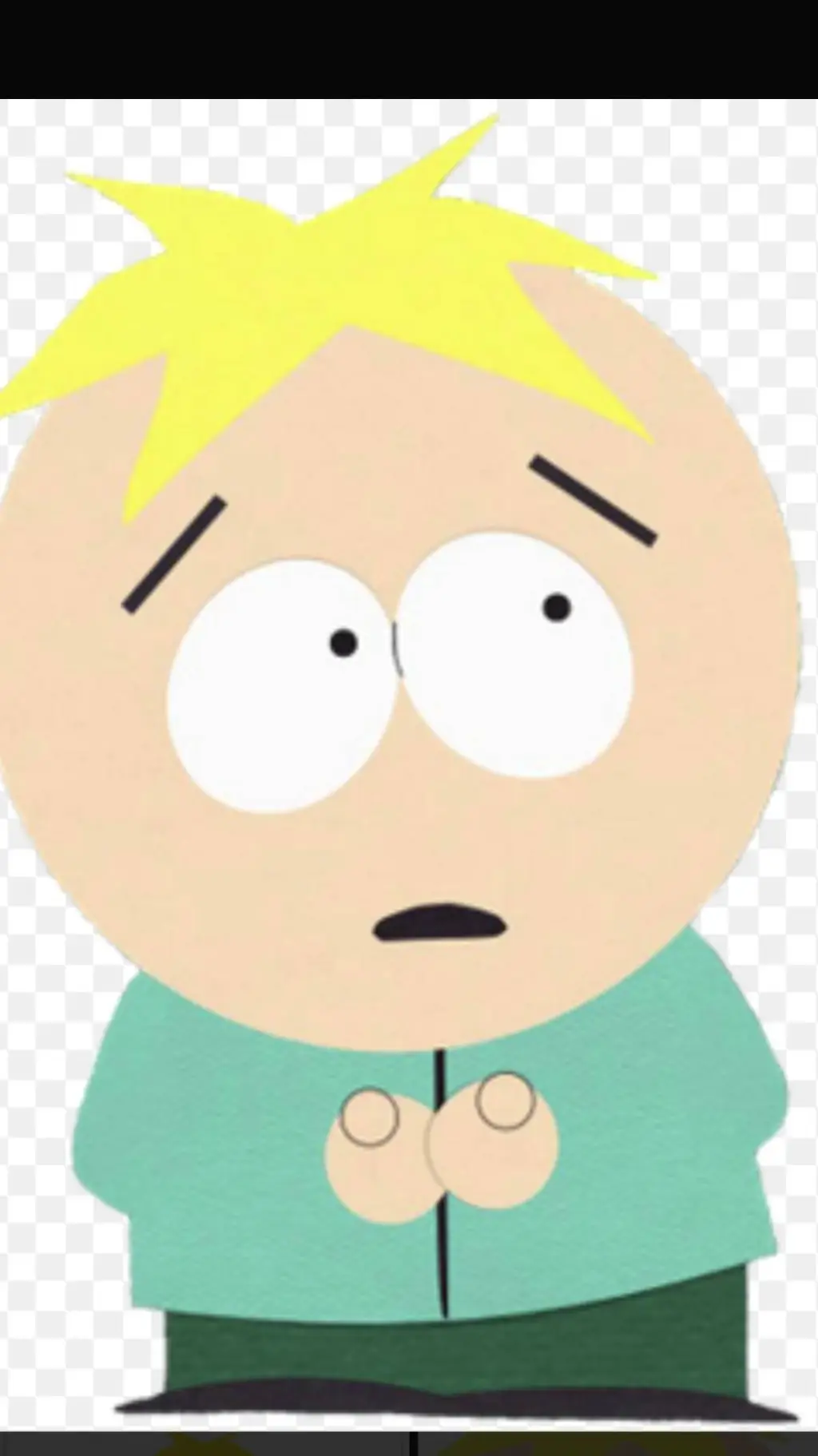 ai character: butters  background