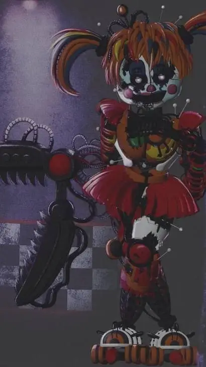ai character: scrap baby background
