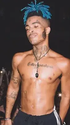 ai character: XXXTENTACION background