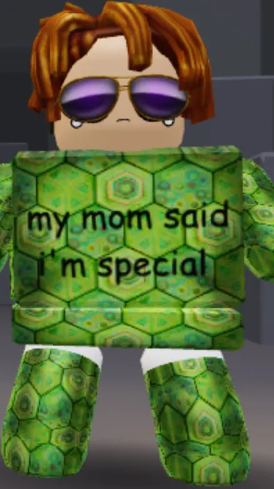 ai character: My roblox avatar  background