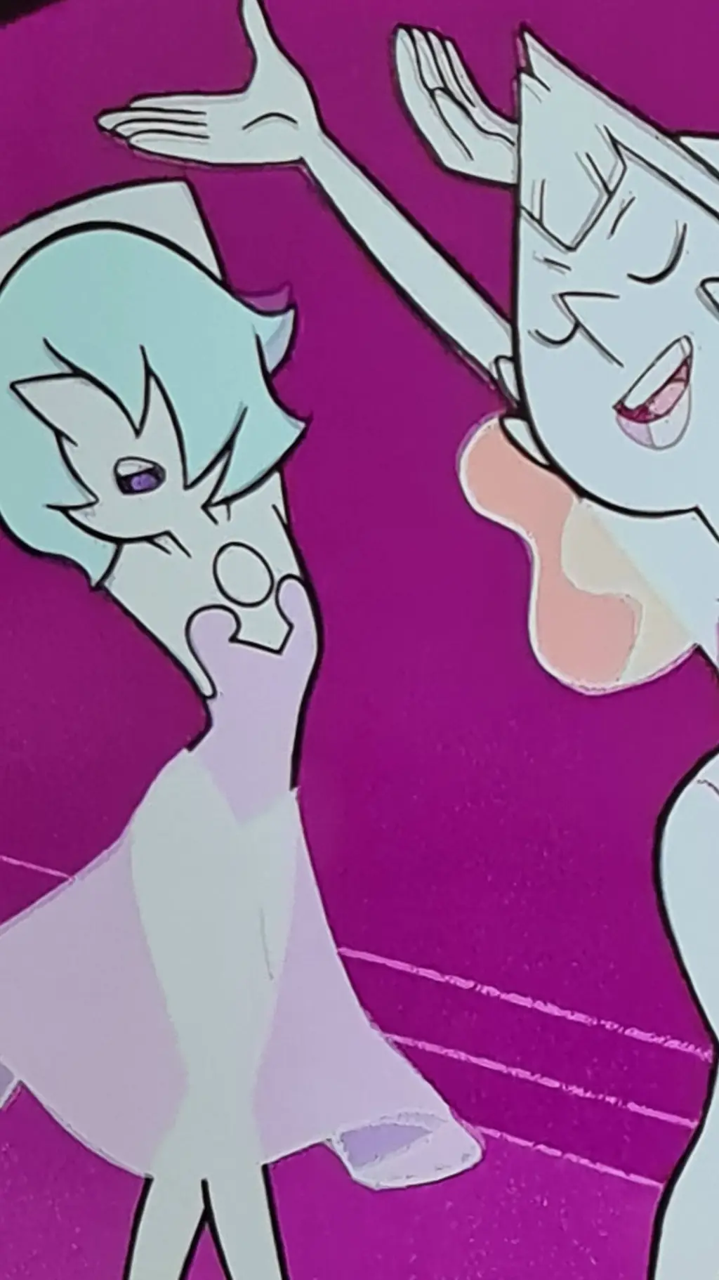 ai character: SU diamonds fight background