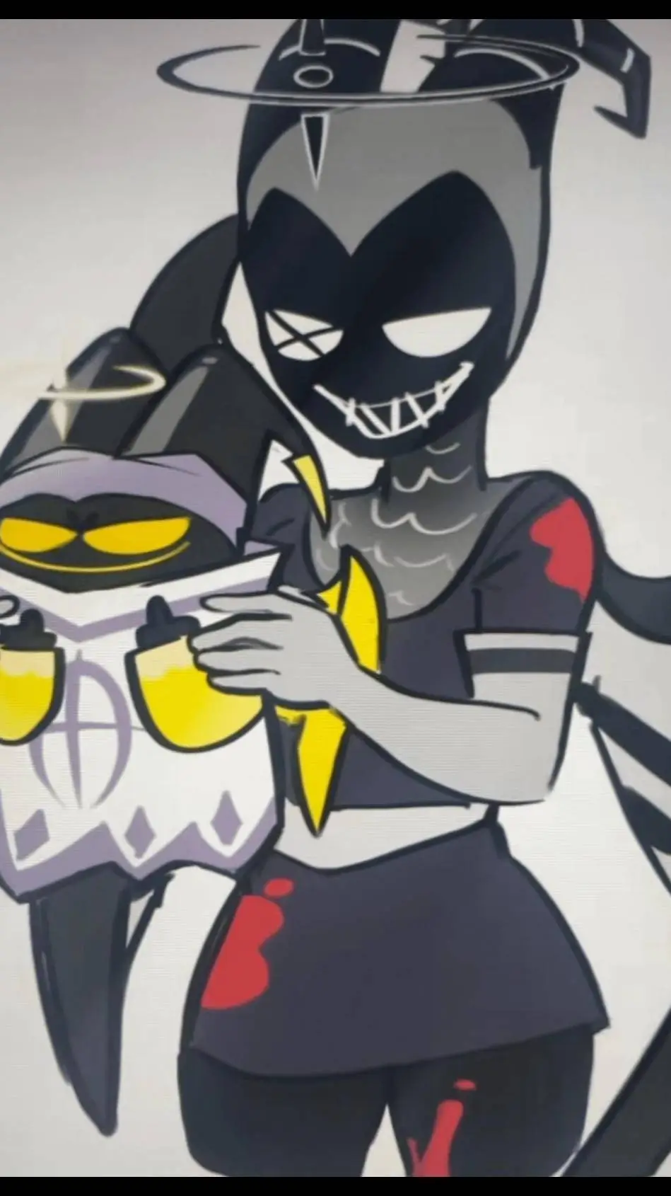 ai character: KYN SLEEPOVER YIPE background