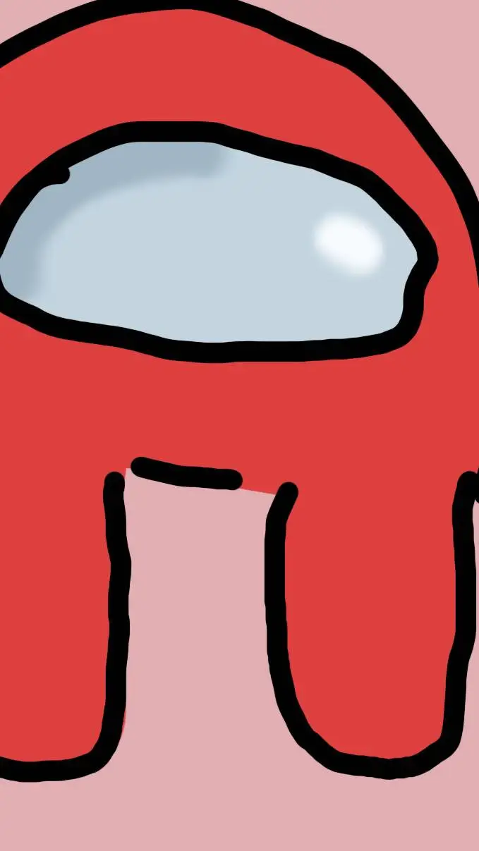 ai character: tiny amongus background