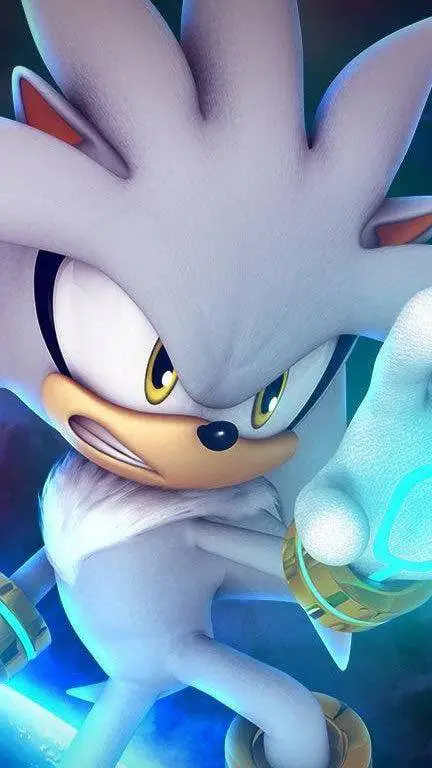 ai character: Silver background