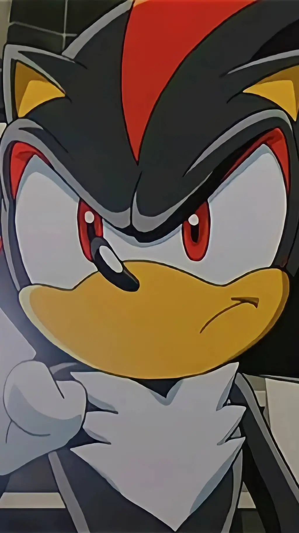 ai character: (Sonic X) Shadow background