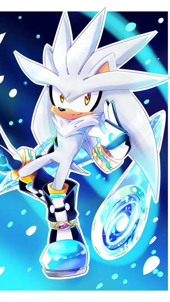 ai character: Giant Silver background