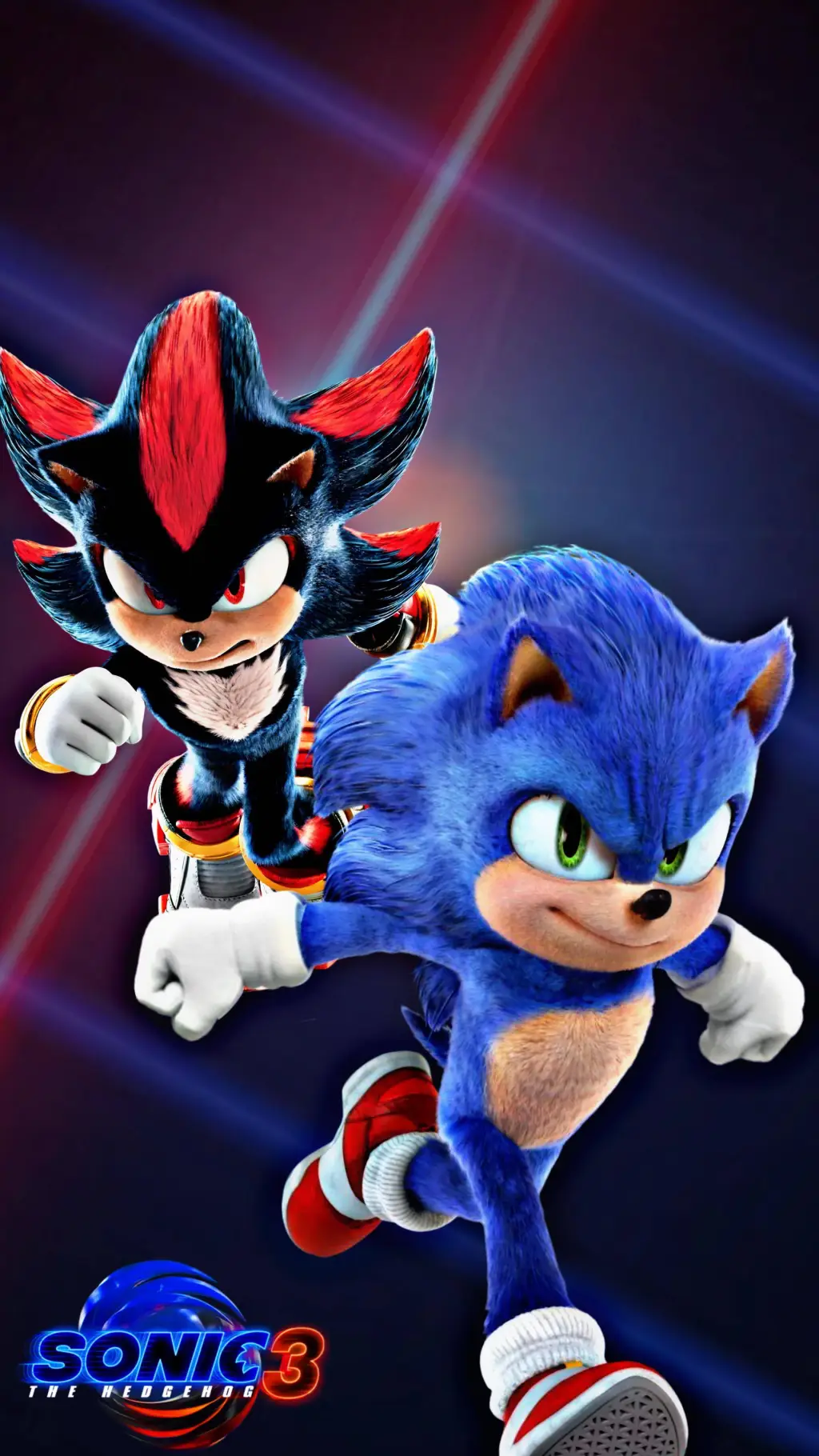 ai character: Sonic & Shadow background