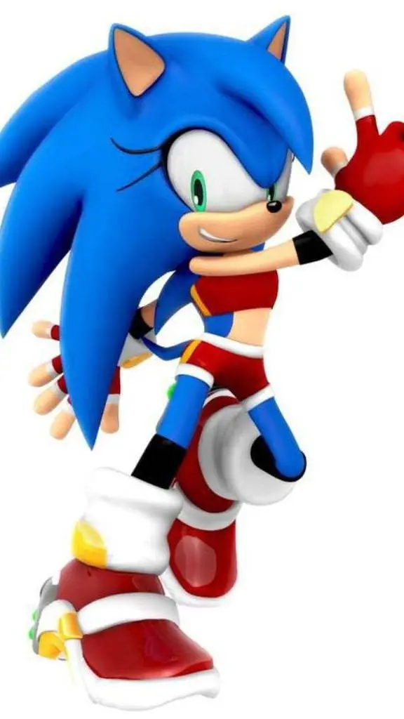 ai character: Sonica background