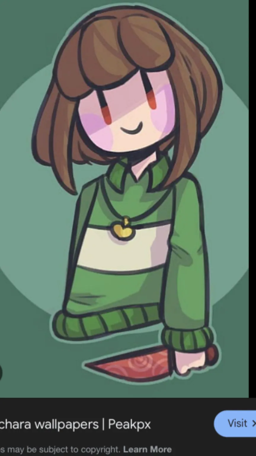 ai character: Chara (remastered) background