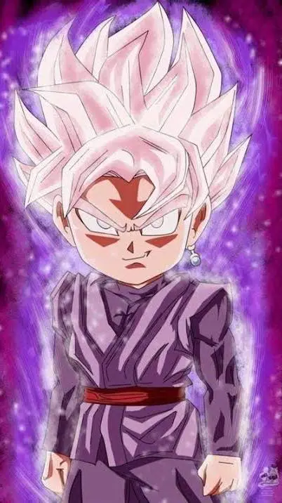 ai character: Goten black background