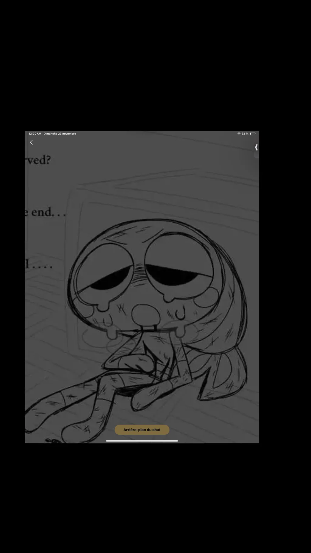 ai character: ..SHRIMPOS ANGST.. background