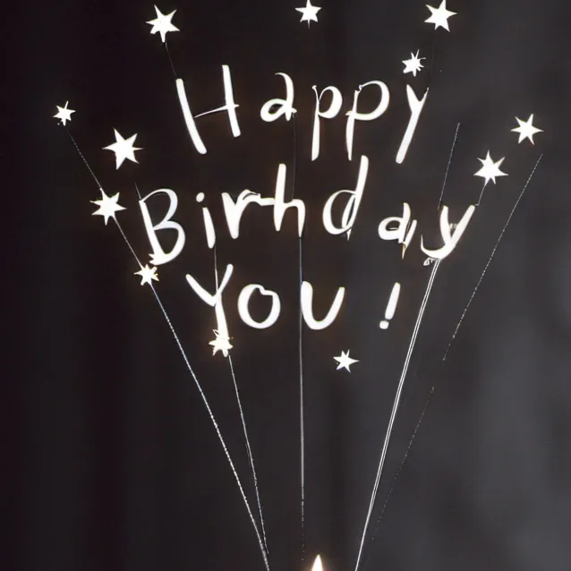 chat with ai character: Happy birthday me!