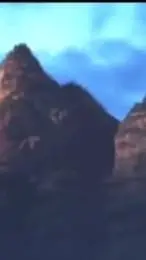 ai character: mountain background