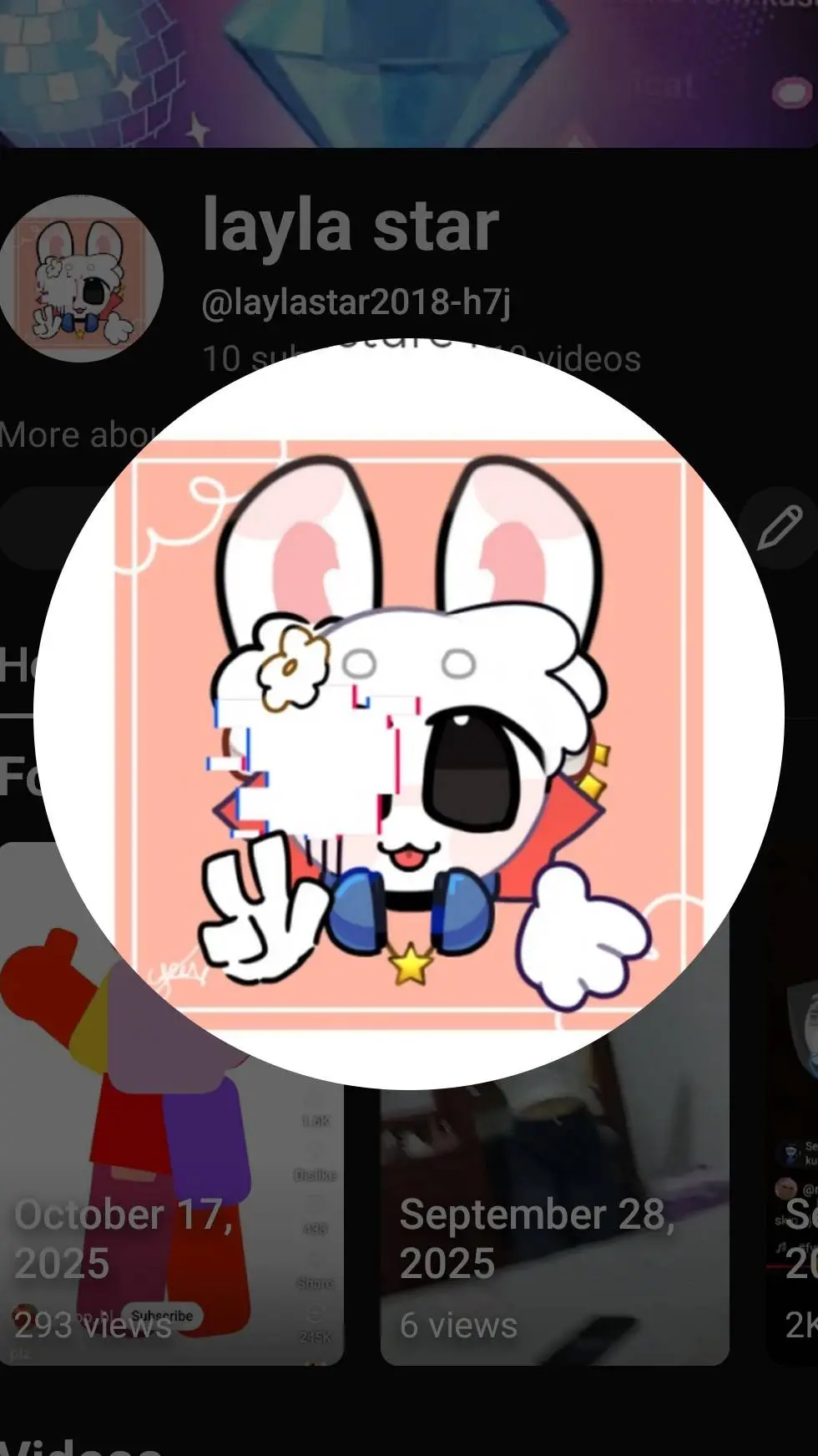 ai character: ♡♥︎Layla star♡♥︎ background