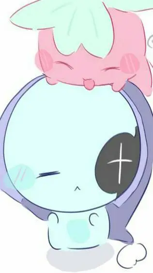 ai character: moonberry again ye background