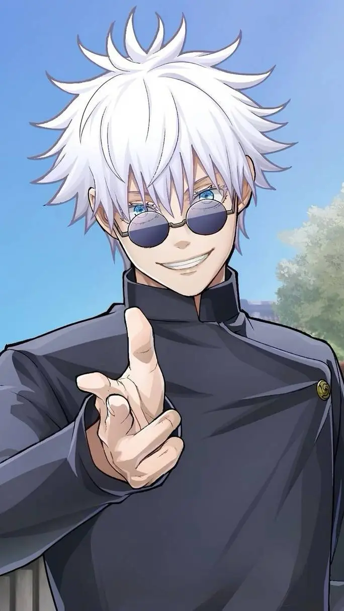 ai character: Gojo sotoru background