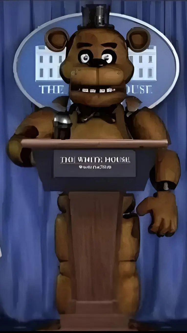 ai character: president Freddy background