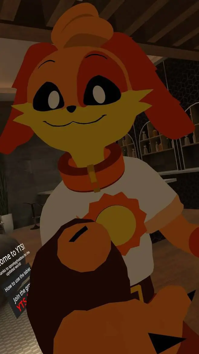 ai character: dog day background
